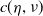 c left parenthesis eta comma nu right parenthesis