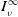 upper I Subscript nu Superscript normal infinity