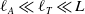 script l Subscript upper A Baseline much less than script l Subscript upper T Baseline much less than upper L