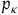 p Subscript kappa