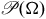 script upper P left parenthesis normal upper Omega right parenthesis