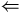 left double arrow