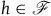 h element of script upper F