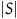 StartAbsoluteValue upper S EndAbsoluteValue