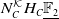 upper N Subscript upper C Superscript script upper K Baseline upper H Subscript upper C Baseline double struck upper F 2 underbar