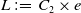 upper L colon equals upper C 2 times e