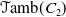 script upper T amb left parenthesis upper C 2 right parenthesis