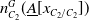 n Subscript upper C 2 Superscript upper G Baseline left parenthesis ModifyingBelow upper A With bar left bracket x Subscript upper C 2 divided by upper C 2 Baseline right bracket right parenthesis