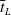 t overbar Subscript upper L