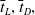 t overbar Subscript upper L Baseline comma t overbar Subscript upper D Baseline comma