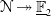 bold script upper N two headed right arrow double struck upper F underbar Subscript 2