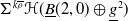 normal upper Sigma Superscript k rho overbar Baseline bold script upper H left parenthesis ModifyingBelow upper B With bar left parenthesis 2 comma 0 right parenthesis circled plus g underbar squared right parenthesis