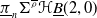 pi underbar Subscript n Baseline normal upper Sigma Superscript rho overbar Baseline bold script upper H ModifyingBelow upper B With bar left parenthesis 2 comma 0 right parenthesis