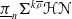 pi underbar Subscript n Baseline normal upper Sigma Superscript k rho overbar Baseline bold script upper H bold script upper N
