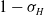 1 minus sigma Subscript upper H
