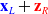 bold x Subscript upper L Baseline plus bold z Subscript upper R