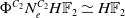 normal upper Phi Superscript upper C 2 Baseline upper N Subscript e Superscript upper C 2 Baseline upper H double struck upper F 2 asymptotically equals upper H double struck upper F 2