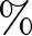 percent sign