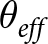 theta eff