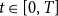 t element of left bracket 0 comma upper T right bracket