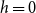 h equals 0
