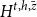 upper H Superscript t comma h comma z overbar