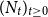 left parenthesis upper N Subscript t Baseline right parenthesis Subscript t greater than or equals 0