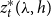 z Subscript t Superscript asterisk Baseline left parenthesis lamda comma h right parenthesis
