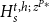 upper H Subscript s Superscript t comma h semicolon z Super Superscript upper P asterisk