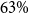 63 percent sign
