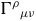normal upper Gamma Superscript rho Baseline Subscript mu nu