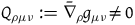 upper Q Subscript rho mu nu Baseline colon equals ModifyingAbove nabla With bar Subscript rho Baseline g Subscript mu nu Baseline not equals 0