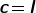 sans serif bold italic c equals sans serif bold italic upper I