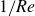 1 slash italic Re