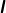 sans serif bold italic upper I