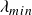 lamda Subscript m i n