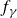f Subscript gamma
