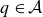 q element of script upper A