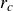 r Subscript c