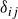 delta Subscript i j