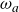 omega Subscript a