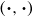 left parenthesis bold dot comma bold dot right parenthesis