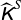 ModifyingAbove sans serif bold italic upper K With caret Superscript italic upper S