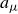 a Subscript mu