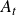 upper A Subscript t