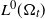 upper L Superscript 0 Baseline left parenthesis normal upper Omega Subscript t Baseline right parenthesis