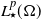 upper L Subscript star Superscript p Baseline left parenthesis normal upper Omega right parenthesis