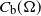 upper C Subscript normal b Baseline left parenthesis normal upper Omega right parenthesis