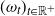 left parenthesis omega Subscript t Baseline right parenthesis Subscript t element of double struck upper R Sub Superscript plus