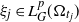 xi Subscript j Baseline element of upper L Subscript upper G Superscript p Baseline left parenthesis normal upper Omega Subscript t Sub Subscript j Subscript Baseline right parenthesis